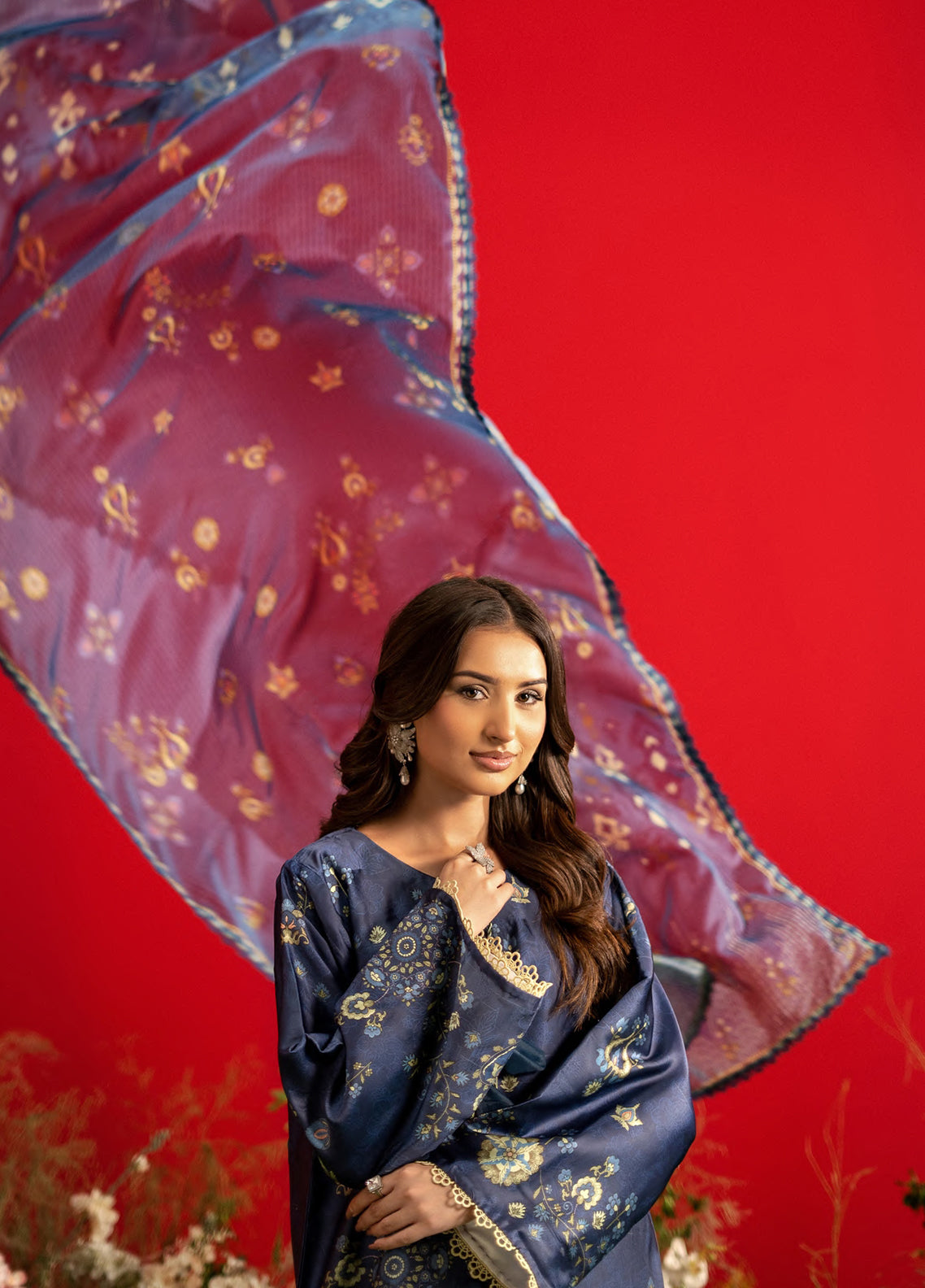 Marine By Rashid Textile Digitaly Printed Luxury Silk 3 Piece Unstitched Suit RT26MLS D-3903 Marine By Rashid Textile Digitaly Printed Luxury Silk 3 Piece Unstitched Suit RT26MLS D-3903