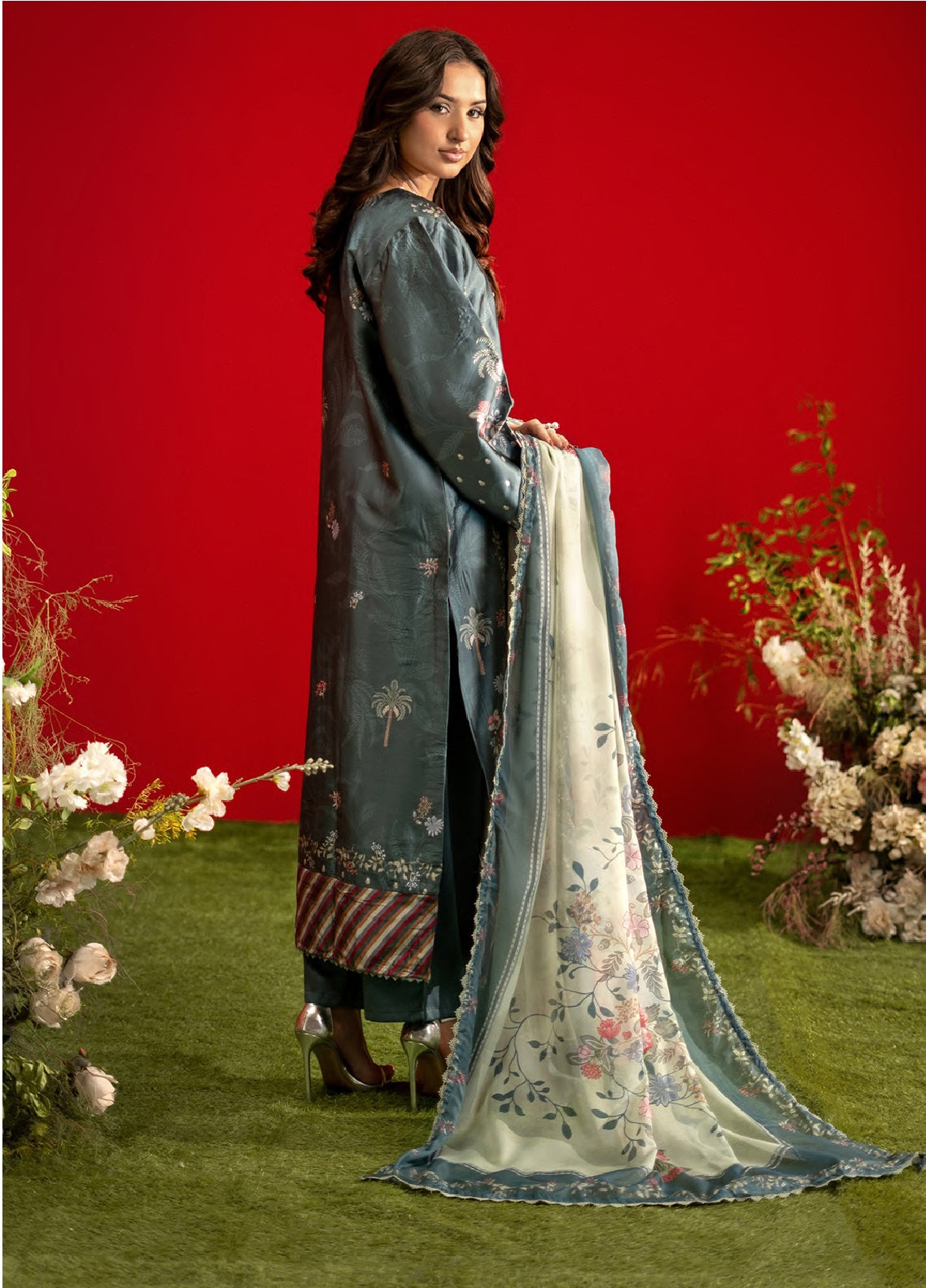 Marine By Rashid Textile Digitaly Printed Luxury Silk 3 Piece Unstitched Suit RT26MLS D-3904 Marine By Rashid Textile Digitaly Printed Luxury Silk 3 Piece Unstitched Suit RT26MLS D-3904