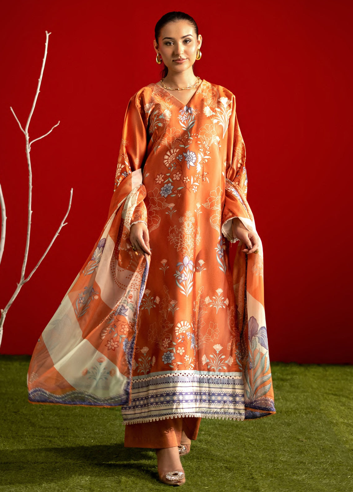 Marine By Rashid Textile Digitaly Printed Luxury Silk 3 Piece Unstitched Suit RT26MLS D-3910 Marine By Rashid Textile Digitaly Printed Luxury Silk 3 Piece Unstitched Suit RT26MLS D-3910