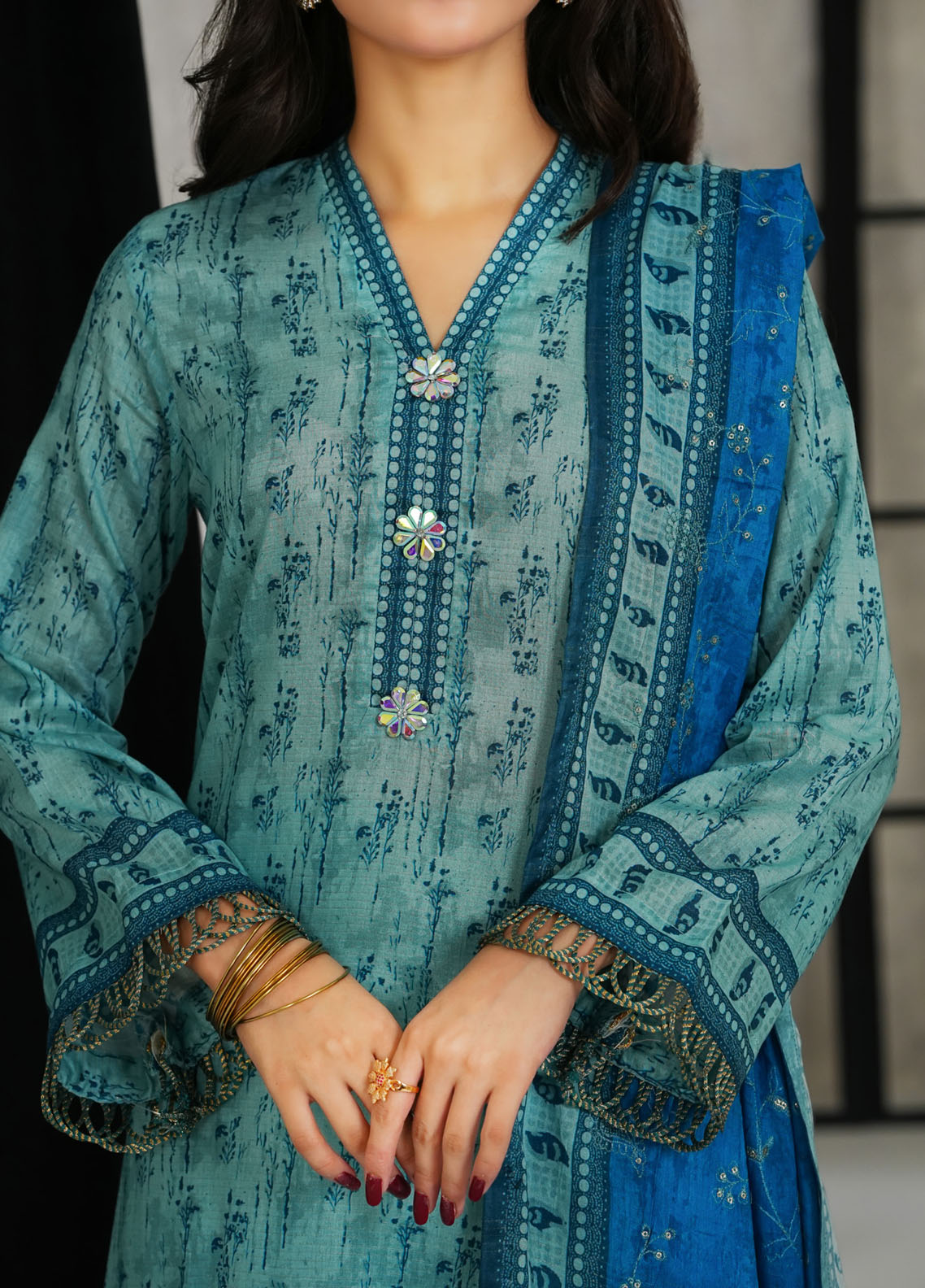 Mariyah By VS Textile Chikankari Lawn 3 Piece Unstitched Suit VS26MECV2 D-49 Mariyah By VS Textile Chikankari Lawn 3 Piece Unstitched Suit VS26MECV2 D-49
