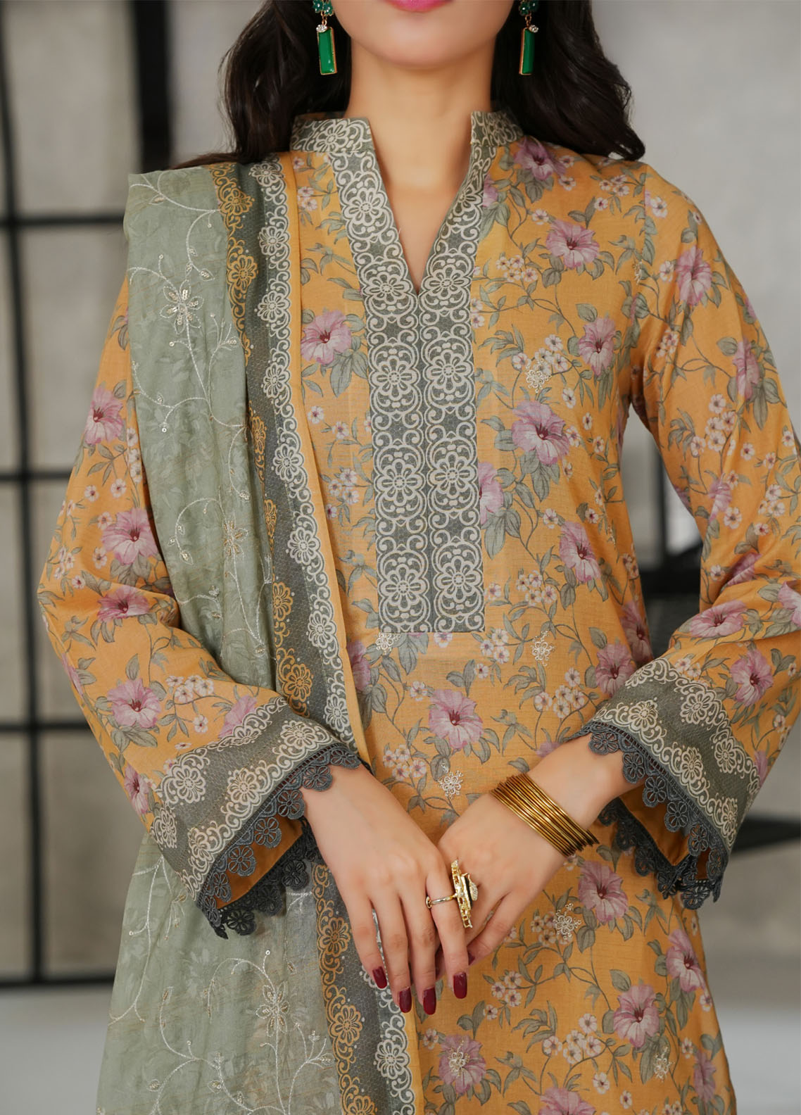 Mariyah By VS Textile Chikankari Lawn 3 Piece Unstitched Suit VS26MECV2 D-52 Mariyah By VS Textile Chikankari Lawn 3 Piece Unstitched Suit VS26MECV2 D-52