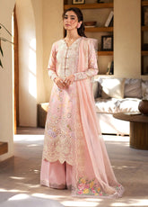 Maryum Hussain Embroidered Lawn Suits Unstitched 3 Piece - MH25LL 01 DIMPLE