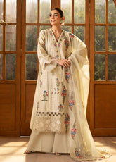 Maryum Hussain Embroidered Lawn Suits Unstitched 3 Piece - MH25LL 08 MINT