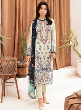 Mashaal By Ramsha Embroidered Lawn Suits Unstitched 3 Piece - RM24ML 1107