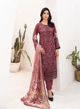 Mashaal By Ramsha Embroidered Lawn Suits Unstitched 3 Piece - RM24ML 1108