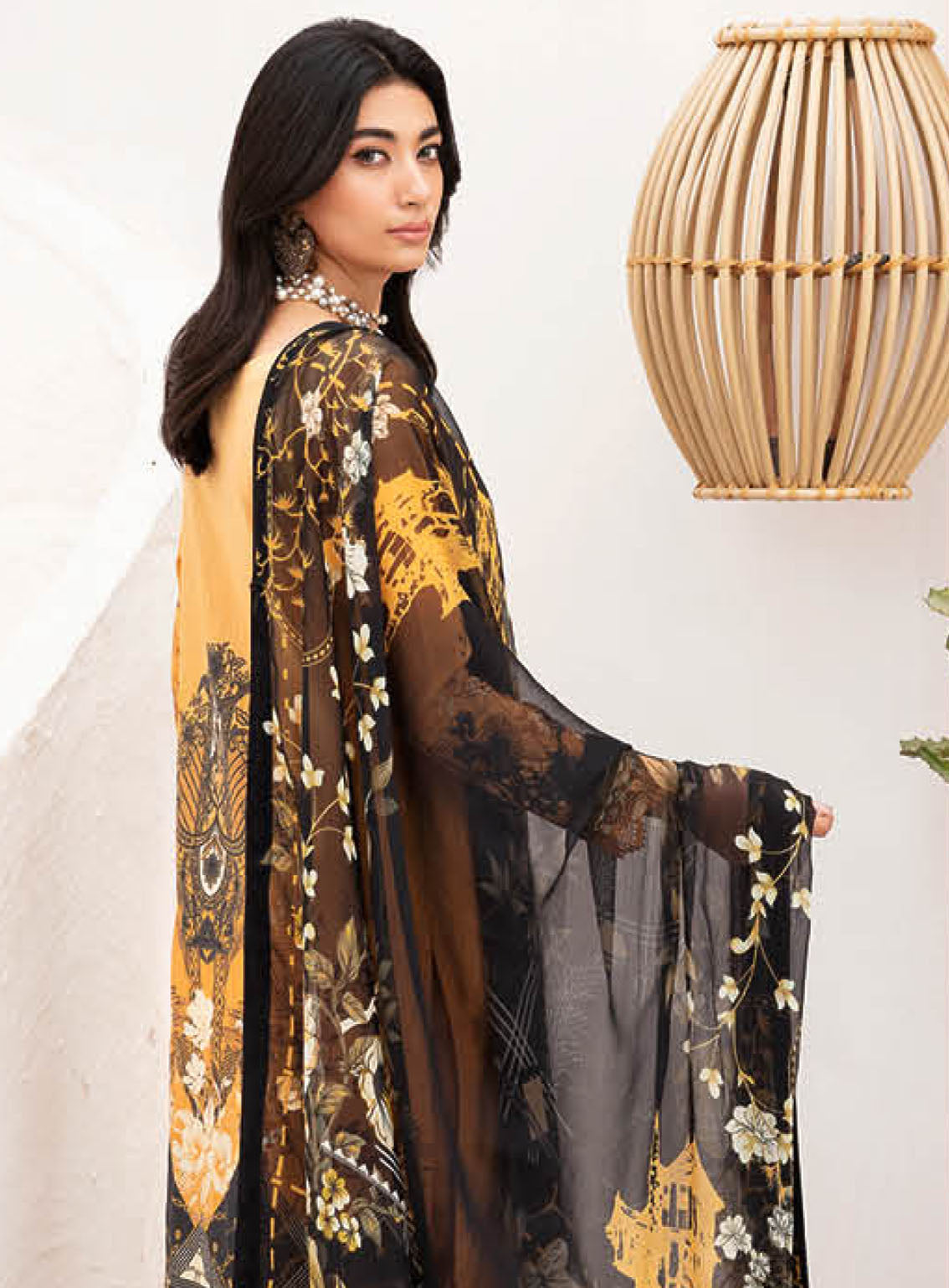 Mashaal By Ramsha Embroidered Lawn Suits Unstitched 3 Piece - RM24ML 1111 Mashaal By Ramsha Embroidered Lawn Suits Unstitched 3 Piece - RM24ML 1111