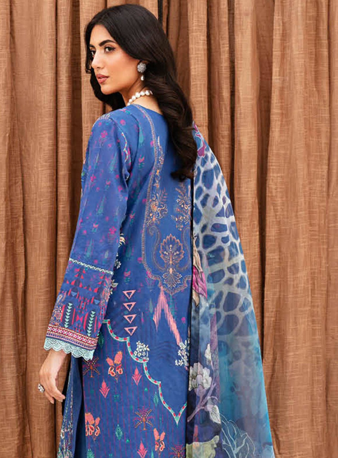 Mashaal By Ramsha Embroidered Lawn Suits Unstitched 3 Piece - RM24ML 1112 Mashaal By Ramsha Embroidered Lawn Suits Unstitched 3 Piece - RM24ML 1112