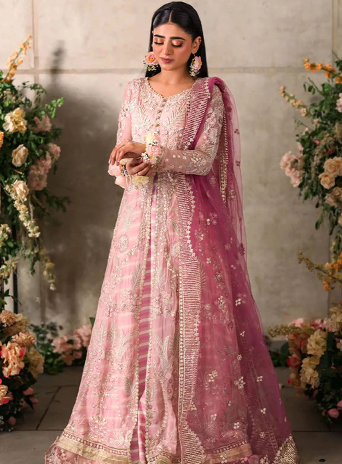 Mastani Evening by Mushq Embroidered Chiffon Suits Unstitched 3 Piece - MQ24ME MCH-03 MAISHA Mastani Evening by Mushq Embroidered Chiffon Suits Unstitched 3 Piece - MQ24ME MCH-03 MAISHA
