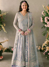 Mastani Evening by Mushq Embroidered Chiffon Suits Unstitched 3 Piece - MQ24ME MCH-09 EZZA