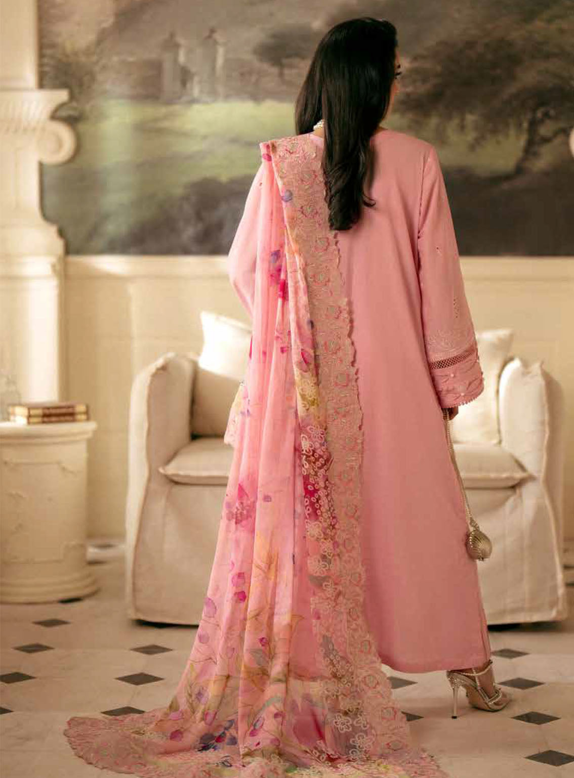 Maya By Nureh Embroidered Lawn Suits Unstitched 3 Piece - NU24MYL NS-141 Maya By Nureh Embroidered Lawn Suits Unstitched 3 Piece - NU24MYL NS-141