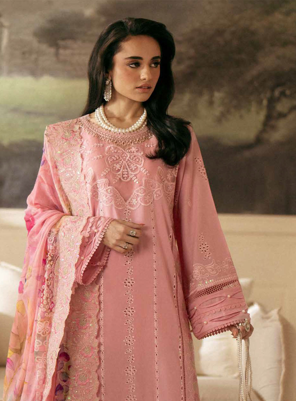Maya By Nureh Embroidered Lawn Suits Unstitched 3 Piece - NU24MYL NS-141 Maya By Nureh Embroidered Lawn Suits Unstitched 3 Piece - NU24MYL NS-141