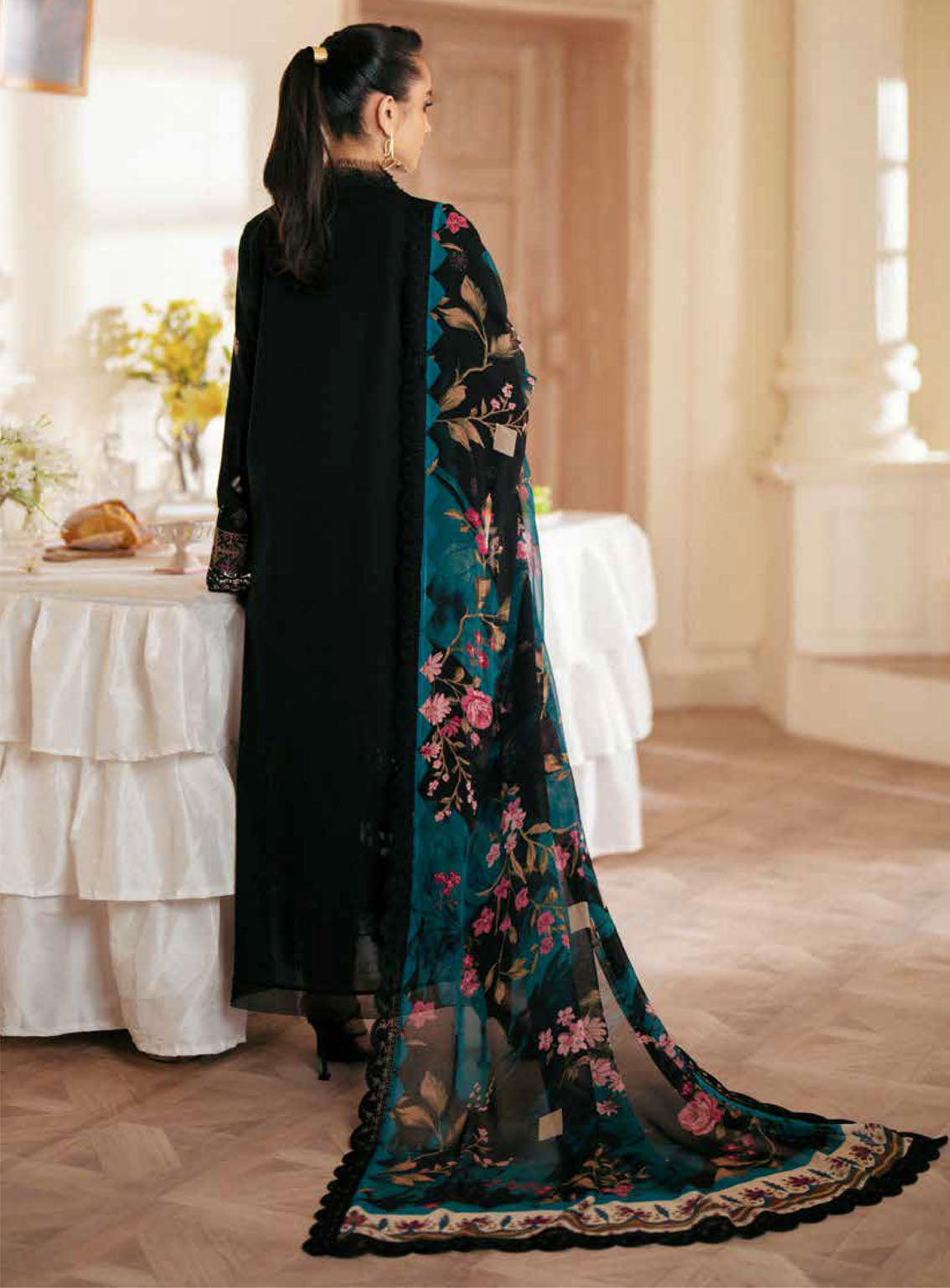 Maya By Nureh Embroidered Lawn Suits Unstitched 3 Piece - NU24MYL NS-146 Maya By Nureh Embroidered Lawn Suits Unstitched 3 Piece - NU24MYL NS-146