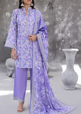Maya By Aizal Printed Cambric 3 Piece Stitched Suit AL26MCV1 D-08