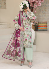 Maya By Aizal Printed Lawn 3 Piece Stitched Suit AL26MPV4 D-842
