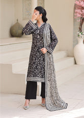 Maya By Aizal Printed Lawn 3 Piece Stitched Suit AL26MPV4 D-843