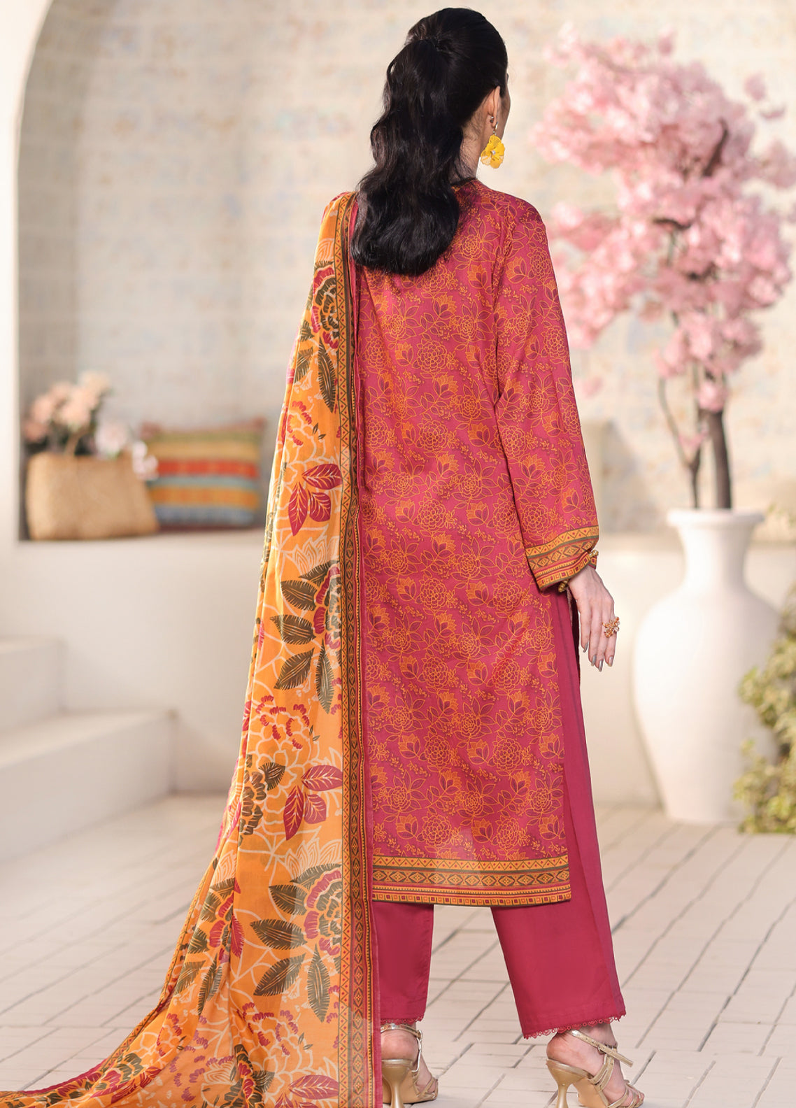 Maya By Aizal Printed Lawn 3 Piece Stitched Suit AL26MPV4 D-845 Maya By Aizal Printed Lawn 3 Piece Stitched Suit AL26MPV4 D-845