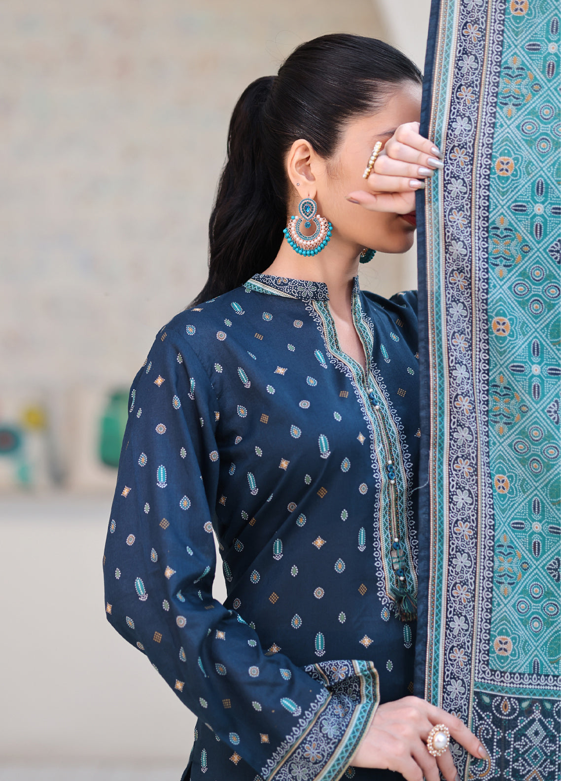 Maya By Aizal Printed Lawn 3 Piece Stitched Suit AL26MPV4 D-848 Maya By Aizal Printed Lawn 3 Piece Stitched Suit AL26MPV4 D-848