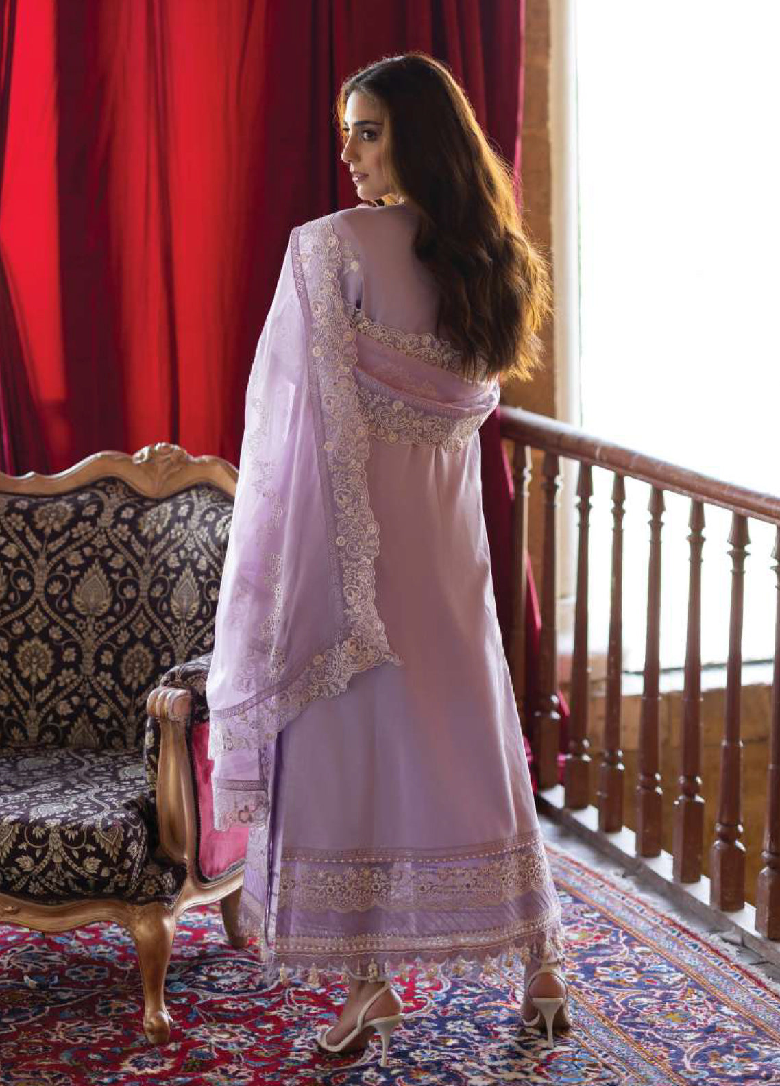 Maya By Imrozia Premium Luxury Embroidered Lawn 3 Piece Unstitched Suit IM26MLL D-147 ALEENA Maya By Imrozia Premium Luxury Embroidered Lawn 3 Piece Unstitched Suit IM26MLL D-147 ALEENA