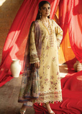 Maya By Imrozia Premium Luxury Embroidered Lawn 3 Piece Unstitched Suit IM26MLL D-151 NAEL