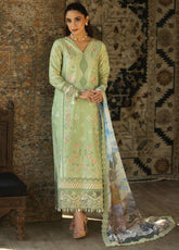 Maya By Imrozia Premium Luxury Embroidered Lawn 3 Piece Unstitched Suit IM26MLL D-152 AYLIN