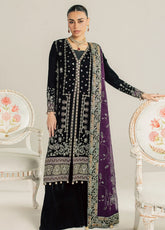 Maya By Nureh Luxury Embroidered Velvet 3 Piece Unstitched Suit NU26MV D-NW-136