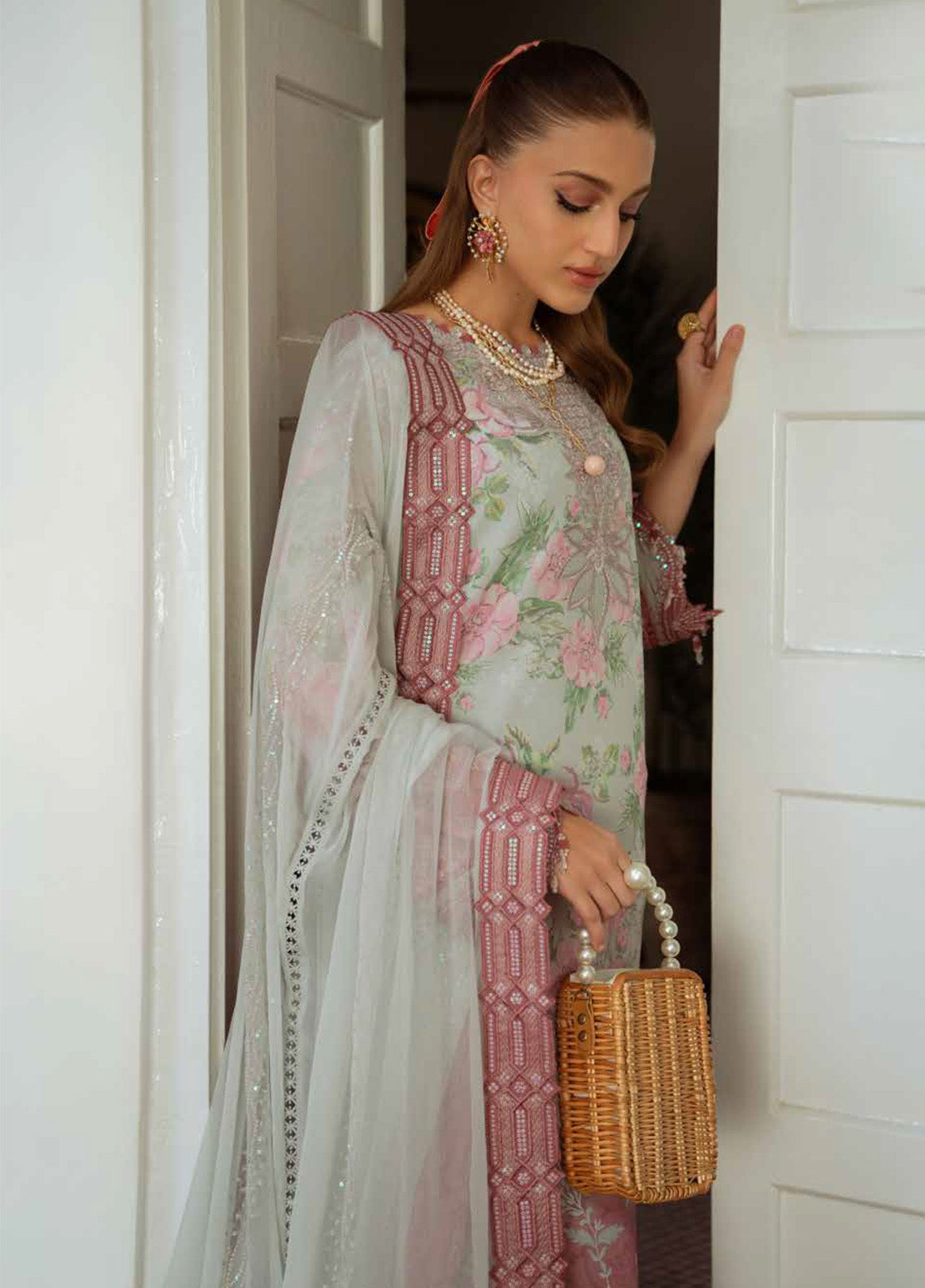Maya by Nureh Embroidered Swiss Lawn Suits Unstitched 3 Piece - NU25MSL NS-147 Maya by Nureh Embroidered Swiss Lawn Suits Unstitched 3 Piece - NU25MSL NS-147