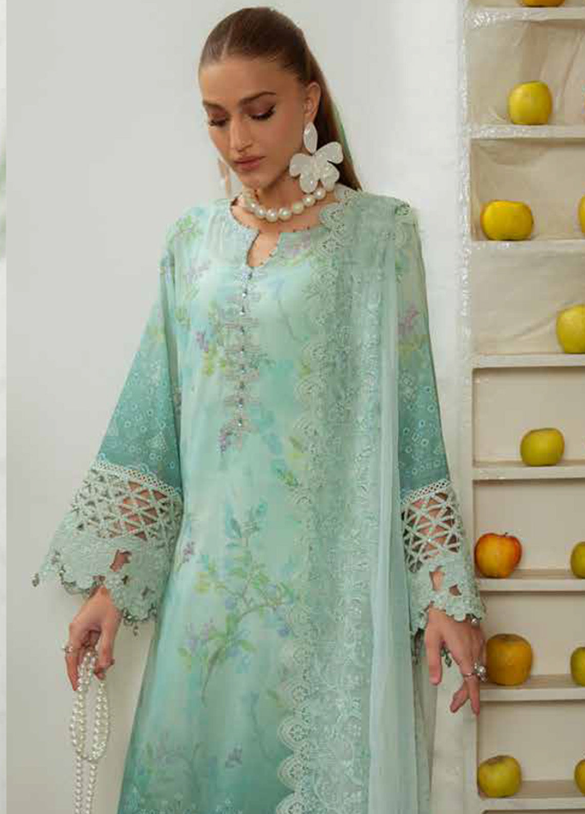Maya by Nureh Embroidered Swiss Lawn Suits Unstitched 3 Piece - NU25MSL NS-150 Maya by Nureh Embroidered Swiss Lawn Suits Unstitched 3 Piece - NU25MSL NS-150