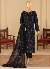 Meeras By HZ Textile Embroidered Lawn 3 Piece Unstitched Suit HZ26MPDE MPE-1080