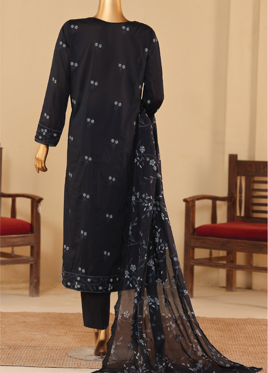 Meeras By HZ Textile Embroidered Lawn 3 Piece Unstitched Suit HZ26MPDE MPE-1080 Meeras By HZ Textile Embroidered Lawn 3 Piece Unstitched Suit HZ26MPDE MPE-1080