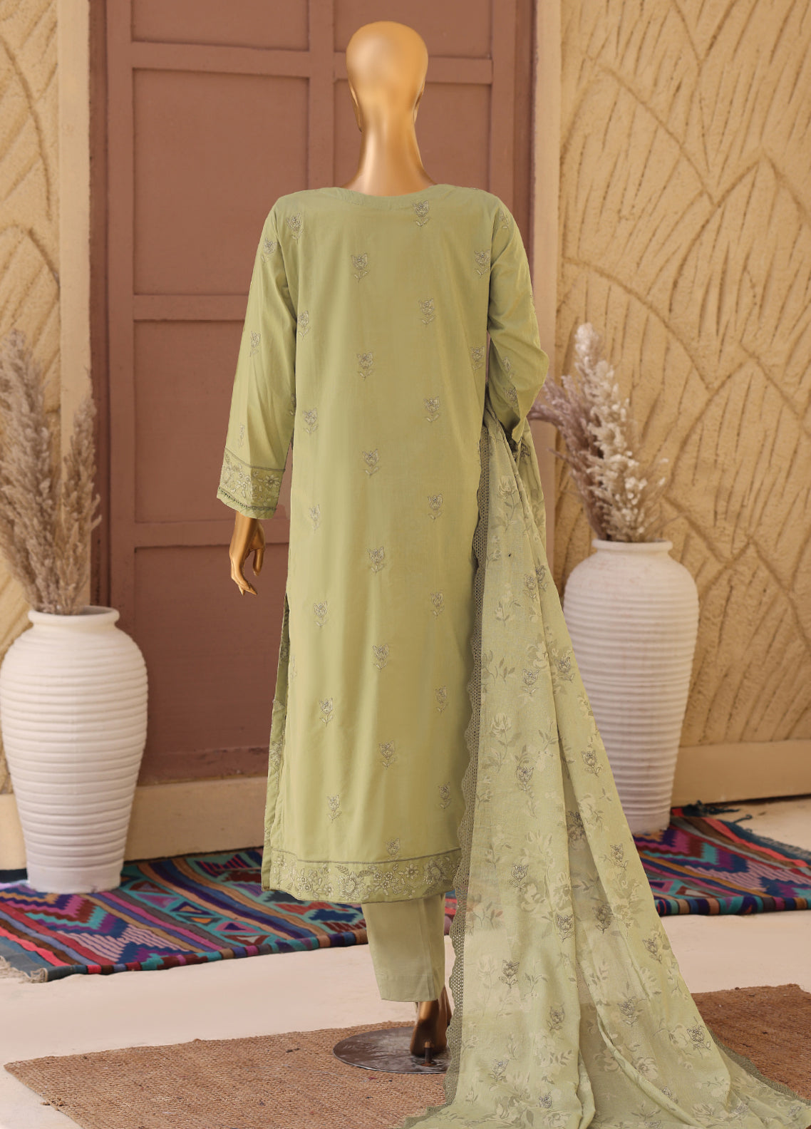 Meeras By HZ Textile Embroidered Lawn 3 Piece Unstitched Suit HZ26MPDE MPE-1083 Meeras By HZ Textile Embroidered Lawn 3 Piece Unstitched Suit HZ26MPDE MPE-1083