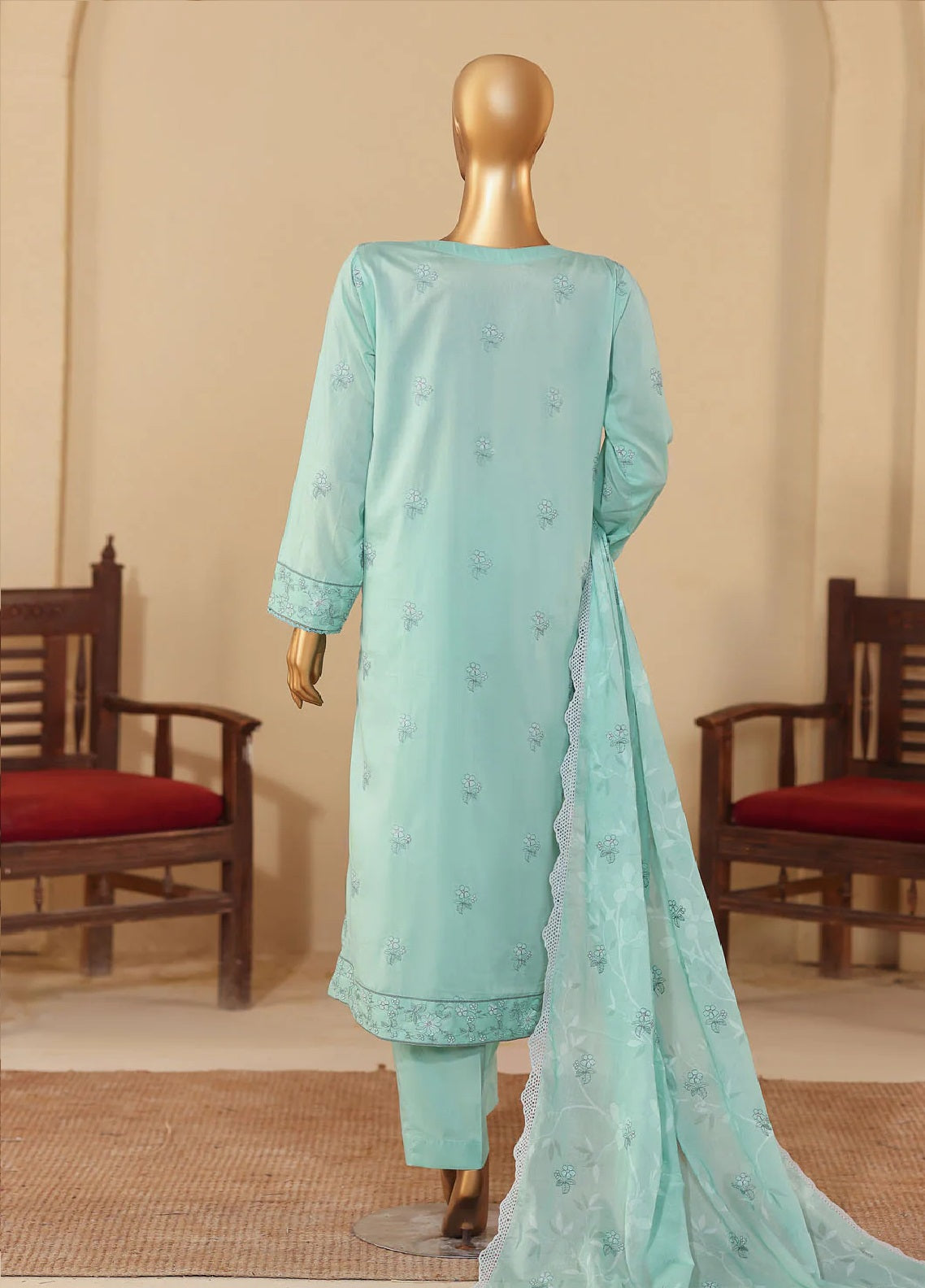 Meeras By HZ Textile Embroidered Lawn 3 Piece Unstitched Suit HZ26MPDE MPE-1086 Meeras By HZ Textile Embroidered Lawn 3 Piece Unstitched Suit HZ26MPDE MPE-1086