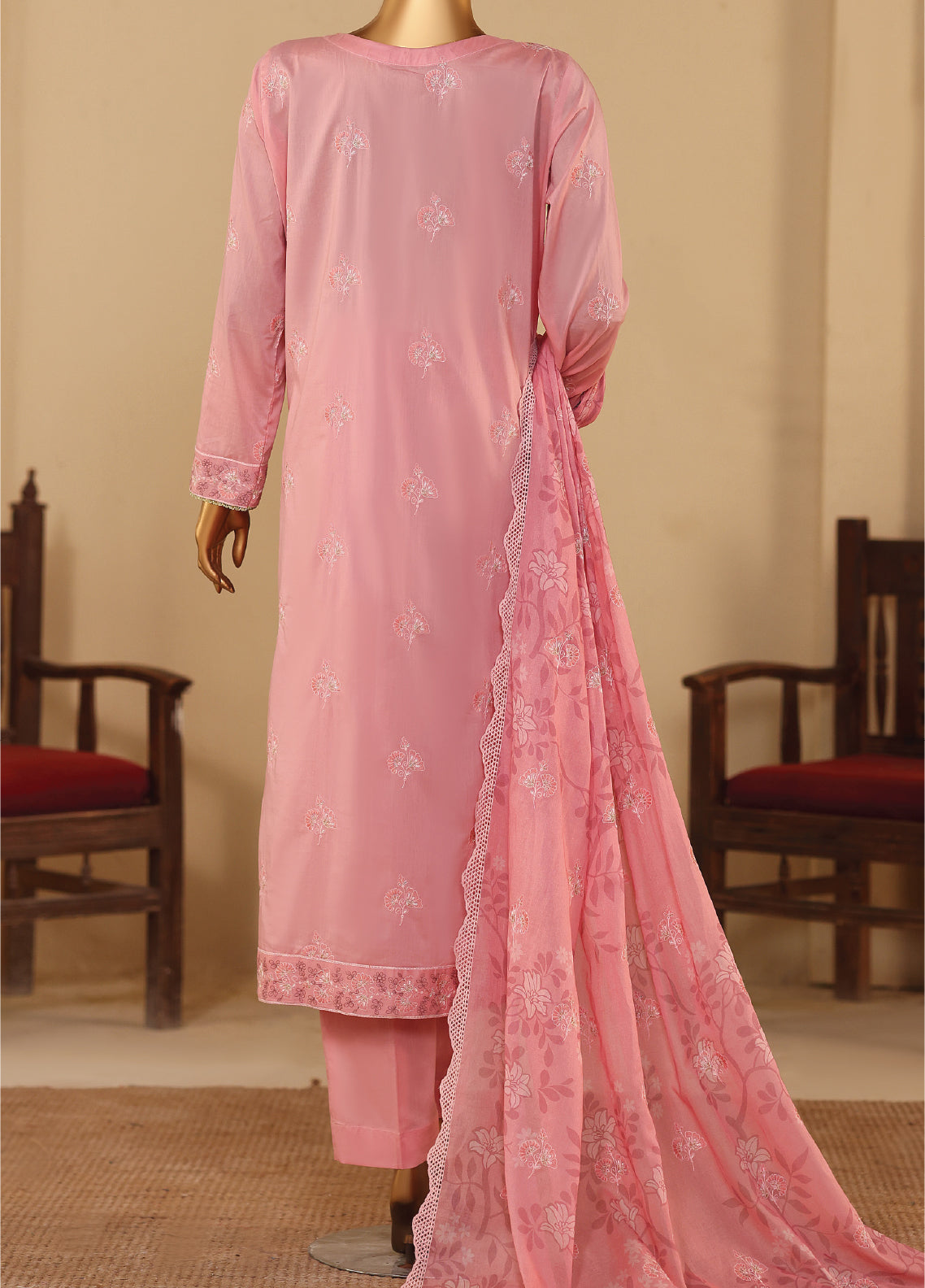 Meeras By HZ Textile Embroidered Lawn 3 Piece Unstitched Suit HZ26MPDE MPE-1087 Meeras By HZ Textile Embroidered Lawn 3 Piece Unstitched Suit HZ26MPDE MPE-1087