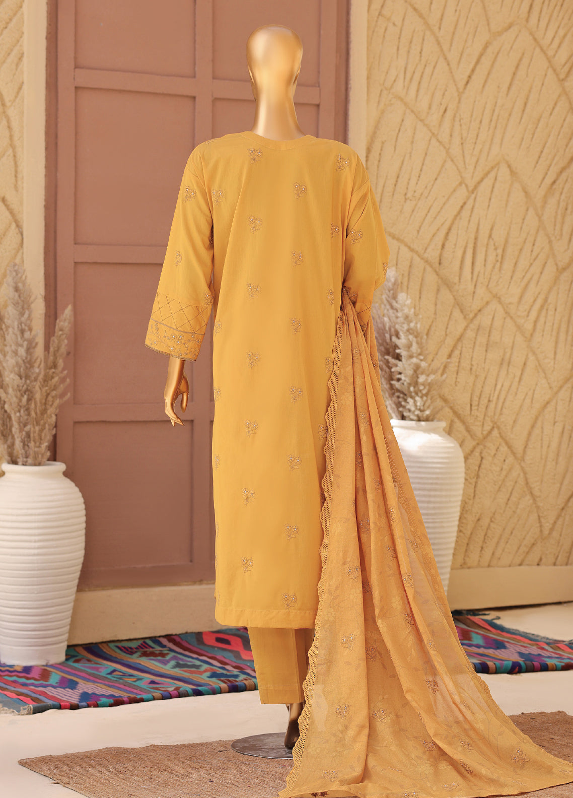 Meeras By HZ Textile Embroidered Lawn 3 Piece Unstitched Suit HZ26MPDE MPE-1088 Meeras By HZ Textile Embroidered Lawn 3 Piece Unstitched Suit HZ26MPDE MPE-1088