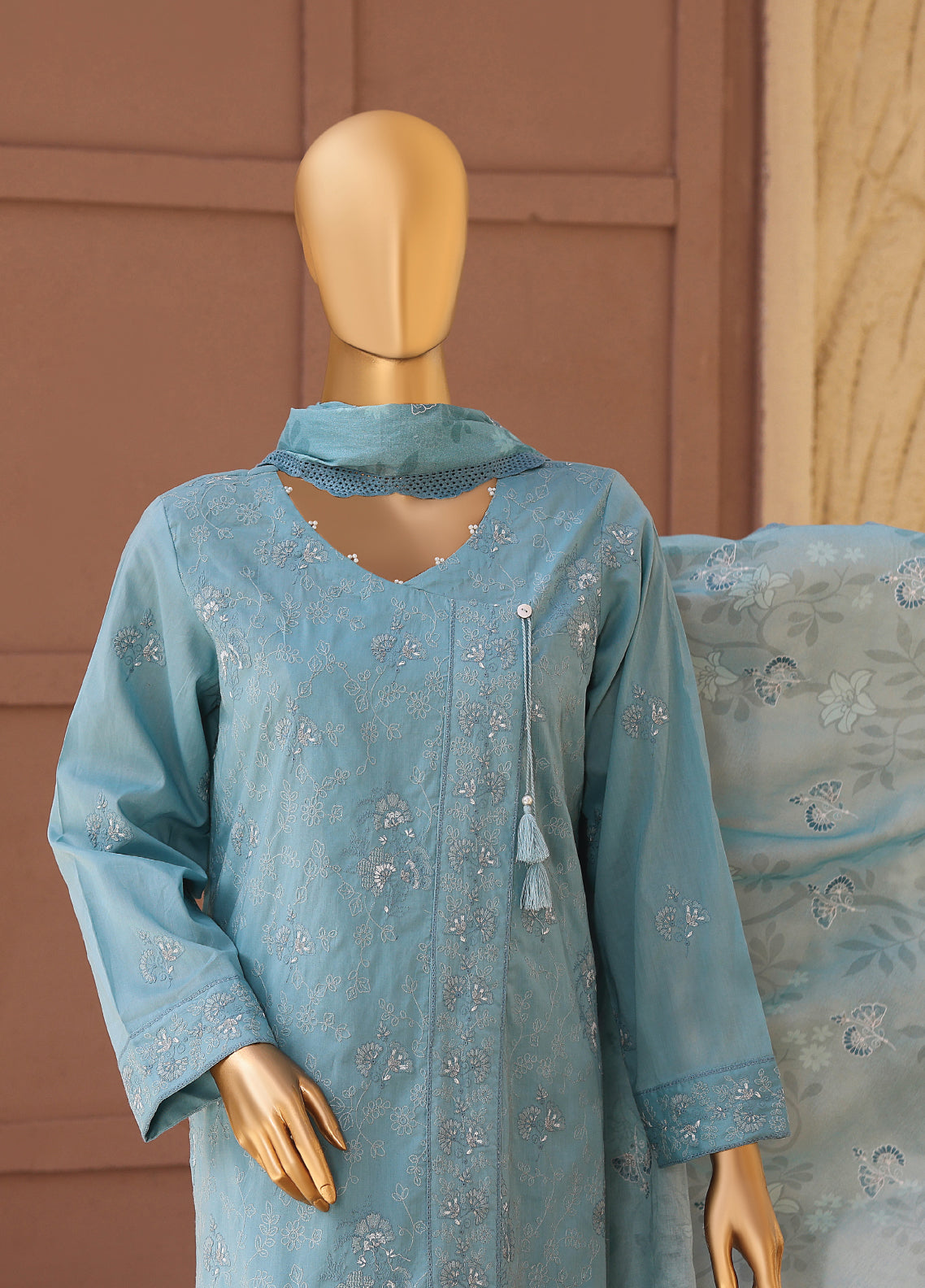 Meeras By HZ Textile Embroidered Lawn 3 Piece Unstitched Suit HZ26MPDE MPE-1089 Meeras By HZ Textile Embroidered Lawn 3 Piece Unstitched Suit HZ26MPDE MPE-1089
