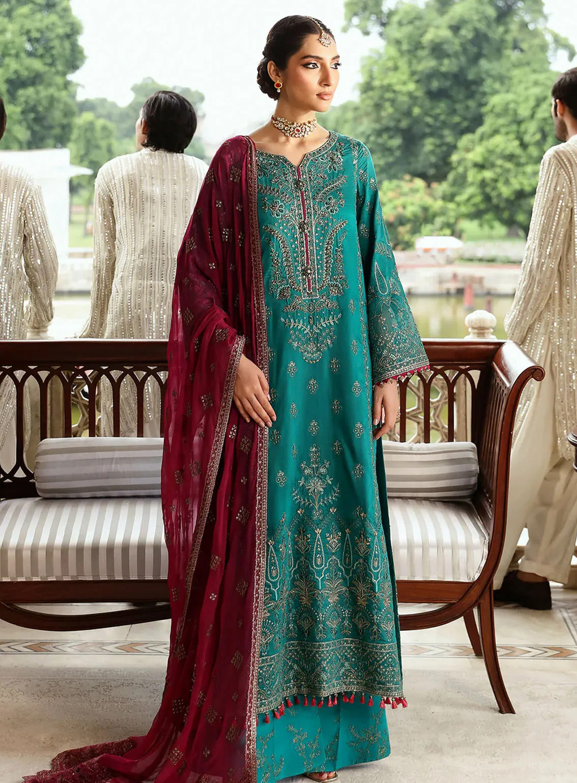 Mehak By Flossie Embroidered Chiffon Suits Unstitched 3 Piece - FS24ME FE-810 Mehak By Flossie Embroidered Chiffon Suits Unstitched 3 Piece - FS24ME FE-810