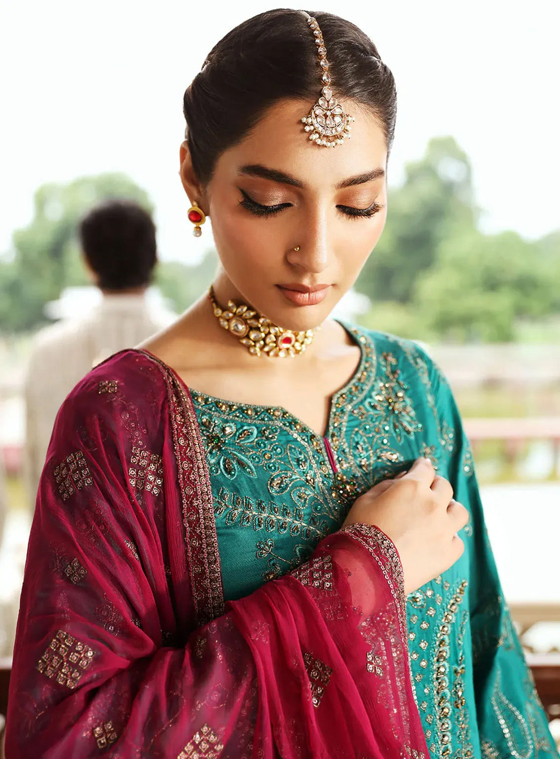 Mehak By Flossie Embroidered Chiffon Suits Unstitched 3 Piece - FS24ME FE-810 Mehak By Flossie Embroidered Chiffon Suits Unstitched 3 Piece - FS24ME FE-810