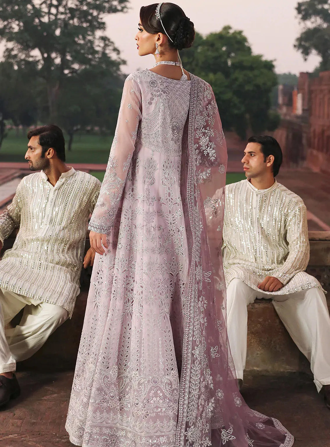 Mehak By Flossie Embroidered Organza Suits Unstitched 3 Piece - FS24ME FE-801 Mehak By Flossie Embroidered Organza Suits Unstitched 3 Piece - FS24ME FE-801