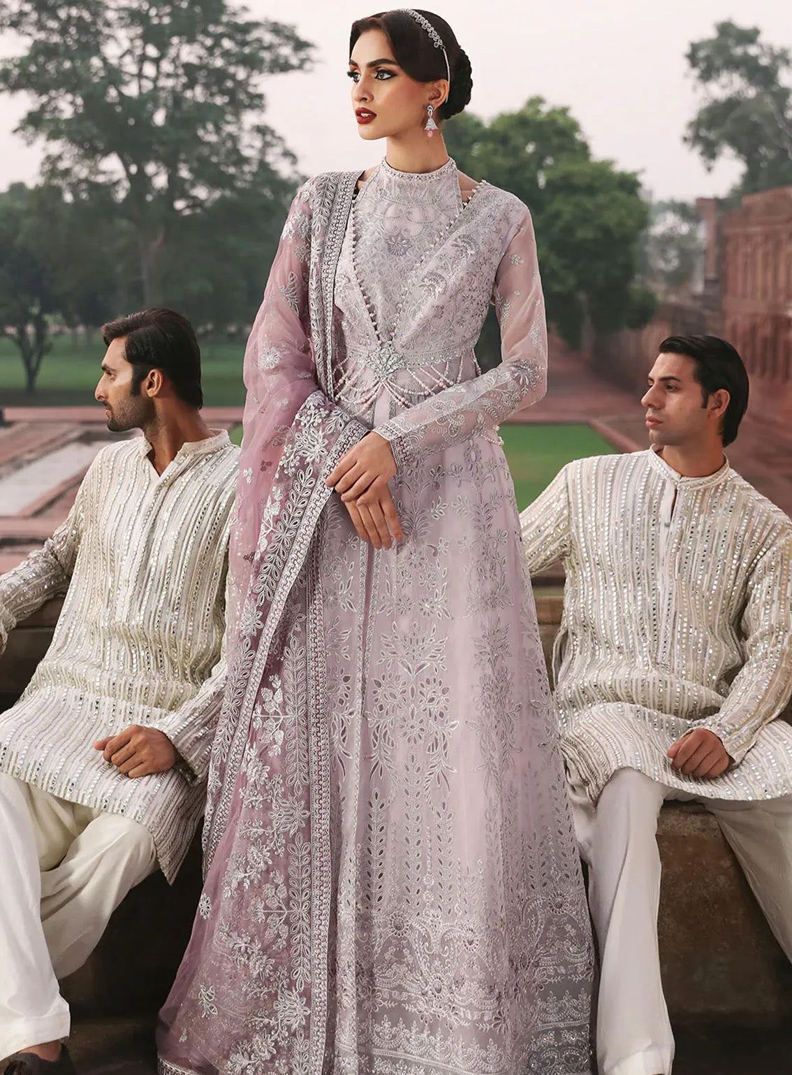 Mehak By Flossie Embroidered Organza Suits Unstitched 3 Piece - FS24ME FE-801 Mehak By Flossie Embroidered Organza Suits Unstitched 3 Piece - FS24ME FE-801