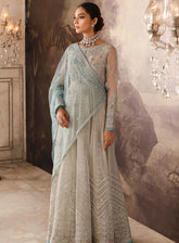 Mehak By Flossie Embroidered Organza Suits Unstitched 3 Piece - FS24ME FE-803