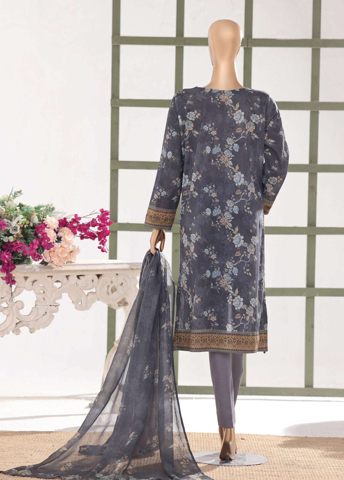 Mehak By HZ Textile Embroidered Slub Lawn 3 Piece Unstitched Suit HZ26MESLV2 D-3145 Mehak By HZ Textile Embroidered Slub Lawn 3 Piece Unstitched Suit HZ26MESLV2 D-3145