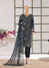 Mehak By HZ Textile Embroidered Slub Lawn 3 Piece Unstitched Suit HZ26MESLV2 D-3151