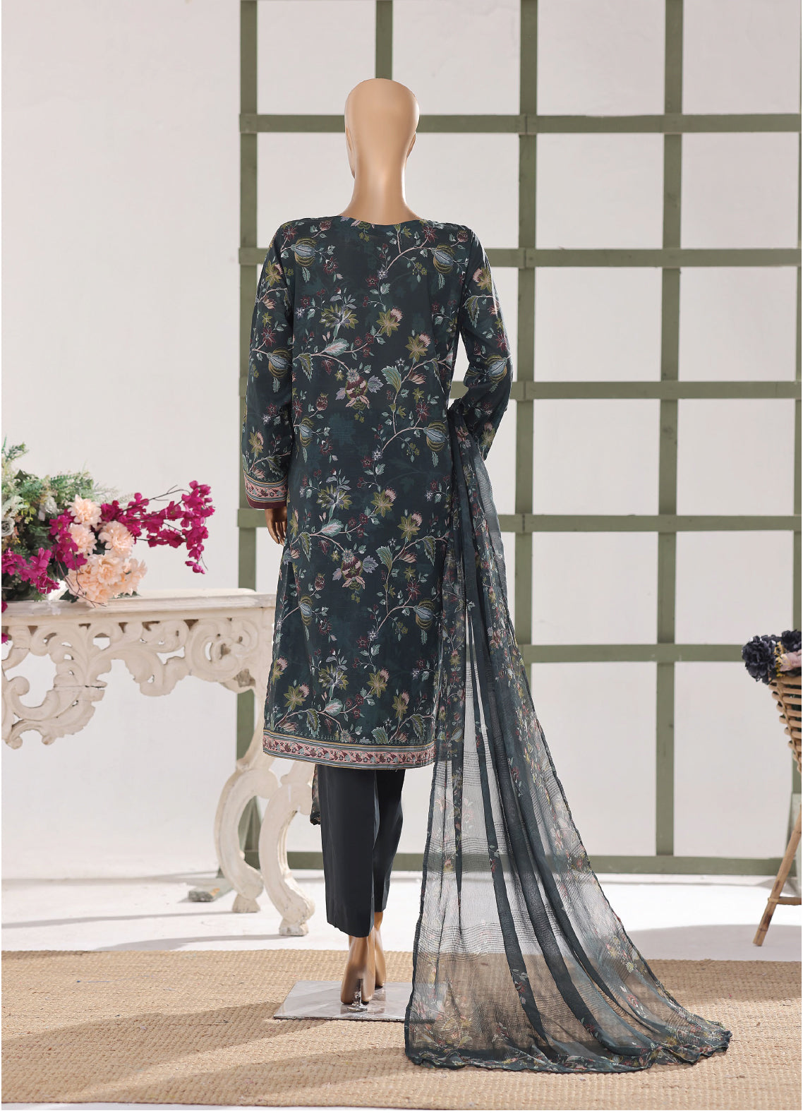 Mehak By HZ Textile Embroidered Slub Lawn 3 Piece Unstitched Suit HZ26MESLV2 D-3151 Mehak By HZ Textile Embroidered Slub Lawn 3 Piece Unstitched Suit HZ26MESLV2 D-3151