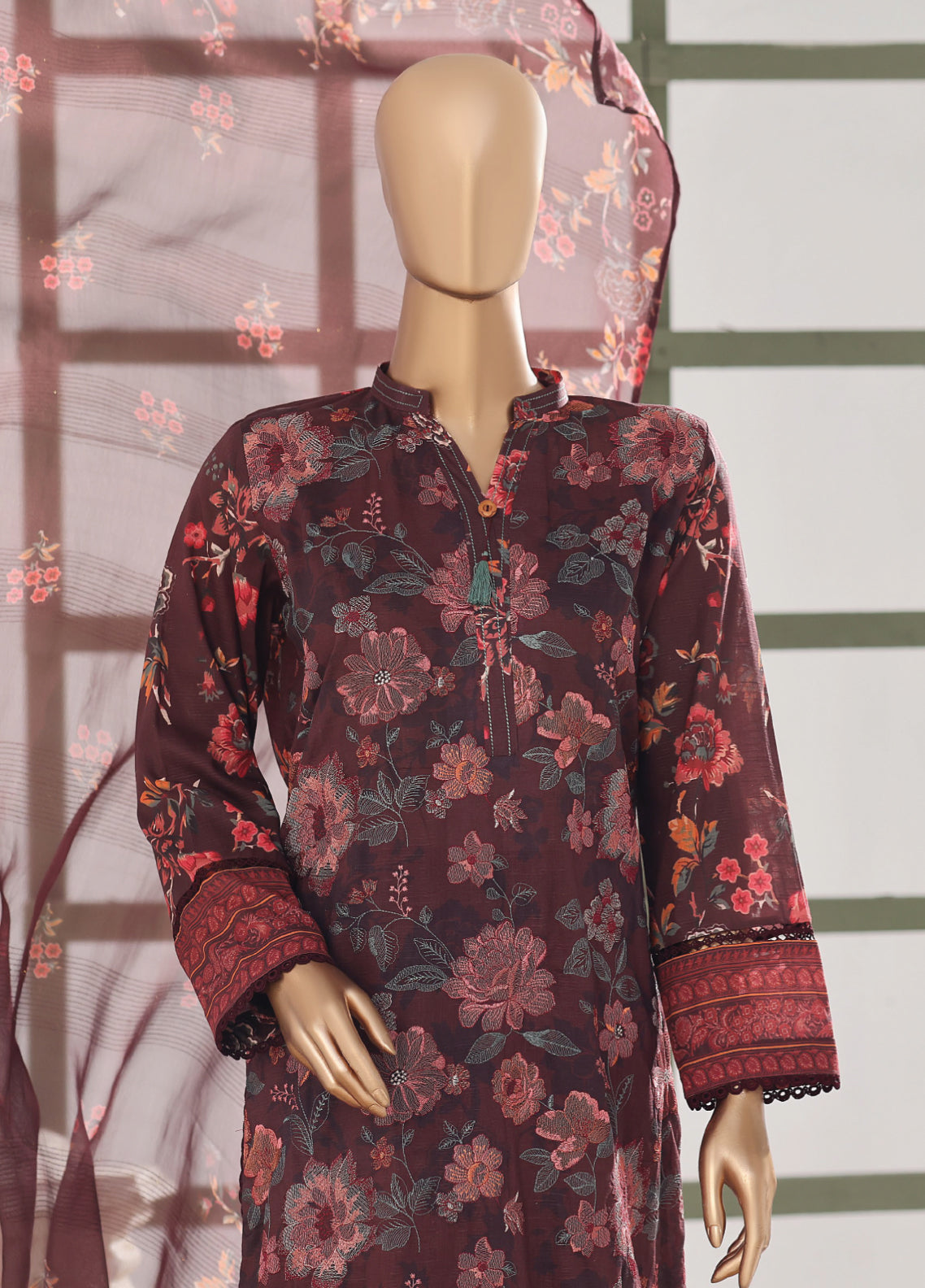 Mehak By HZ Textile Embroidered Slub Lawn 3 Piece Unstitched Suit HZ26MESLV2 D-3153 Mehak By HZ Textile Embroidered Slub Lawn 3 Piece Unstitched Suit HZ26MESLV2 D-3153