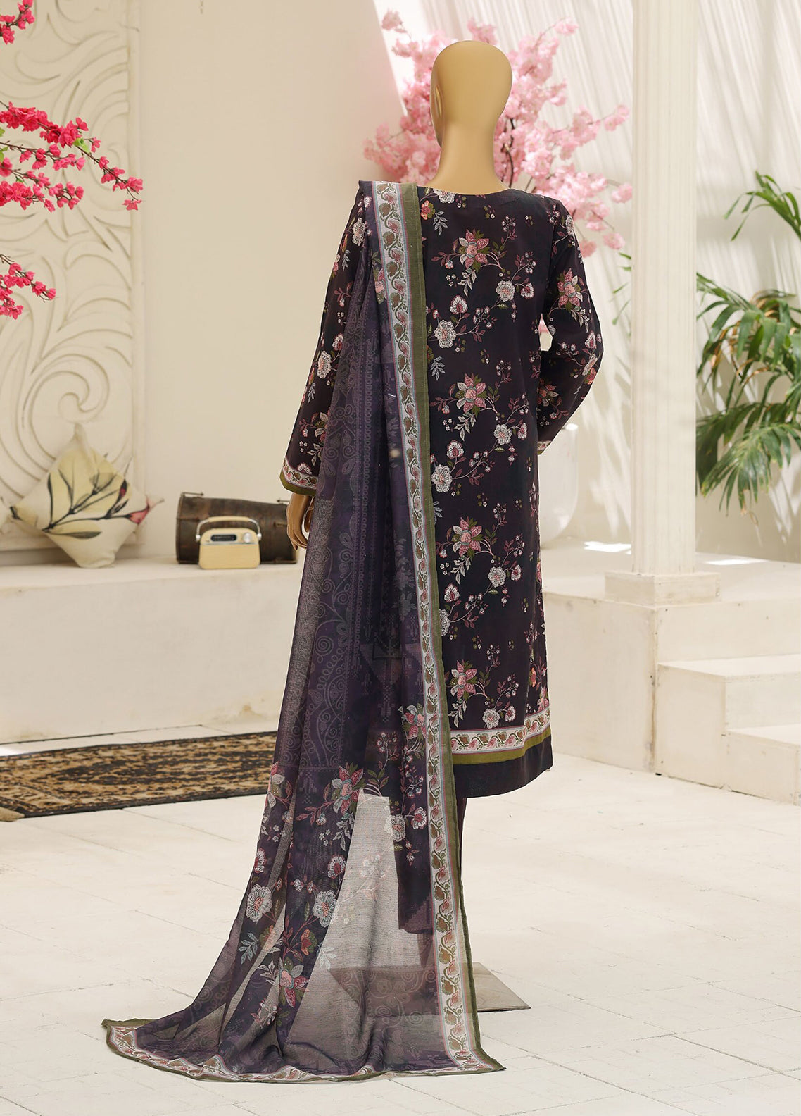 Mehak By HZ Textile Embroidered Slub Lawn 3 Piece Unstitched Suit HZ26MESLV3 D-3147 Mehak By HZ Textile Embroidered Slub Lawn 3 Piece Unstitched Suit HZ26MESLV3 D-3147