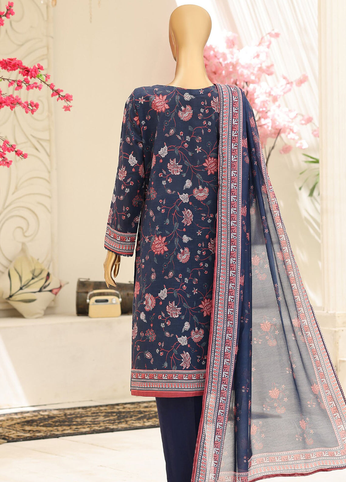 Mehak By HZ Textile Embroidered Slub Lawn 3 Piece Unstitched Suit HZ26MESLV3 D-3152 Mehak By HZ Textile Embroidered Slub Lawn 3 Piece Unstitched Suit HZ26MESLV3 D-3152