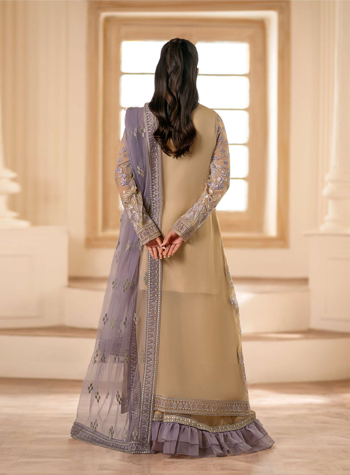 Meharbano By Kuch Khas Embroidered Chiffon 3 Piece Unstitched Suit FL24MV16 K-1606 ILANA Meharbano By Kuch Khas Embroidered Chiffon 3 Piece Unstitched Suit FL24MV16 K-1606 ILANA