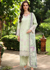 Meharma By Rang Rasiya Embroidered Lawn 3 Piece Unstitched Suit RR26M D-02 ORCHID