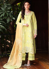 Meharma By Rang Rasiya Embroidered Lawn 3 Piece Unstitched Suit RR26M D-07 ISABELLA
