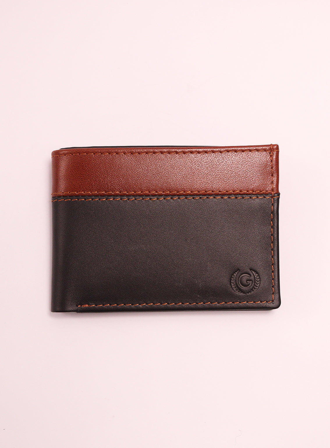 Mens Wallet By Gilani Black & Tan - GIL24MW 02 Mens Wallet By Gilani Black & Tan - GIL24MW 02