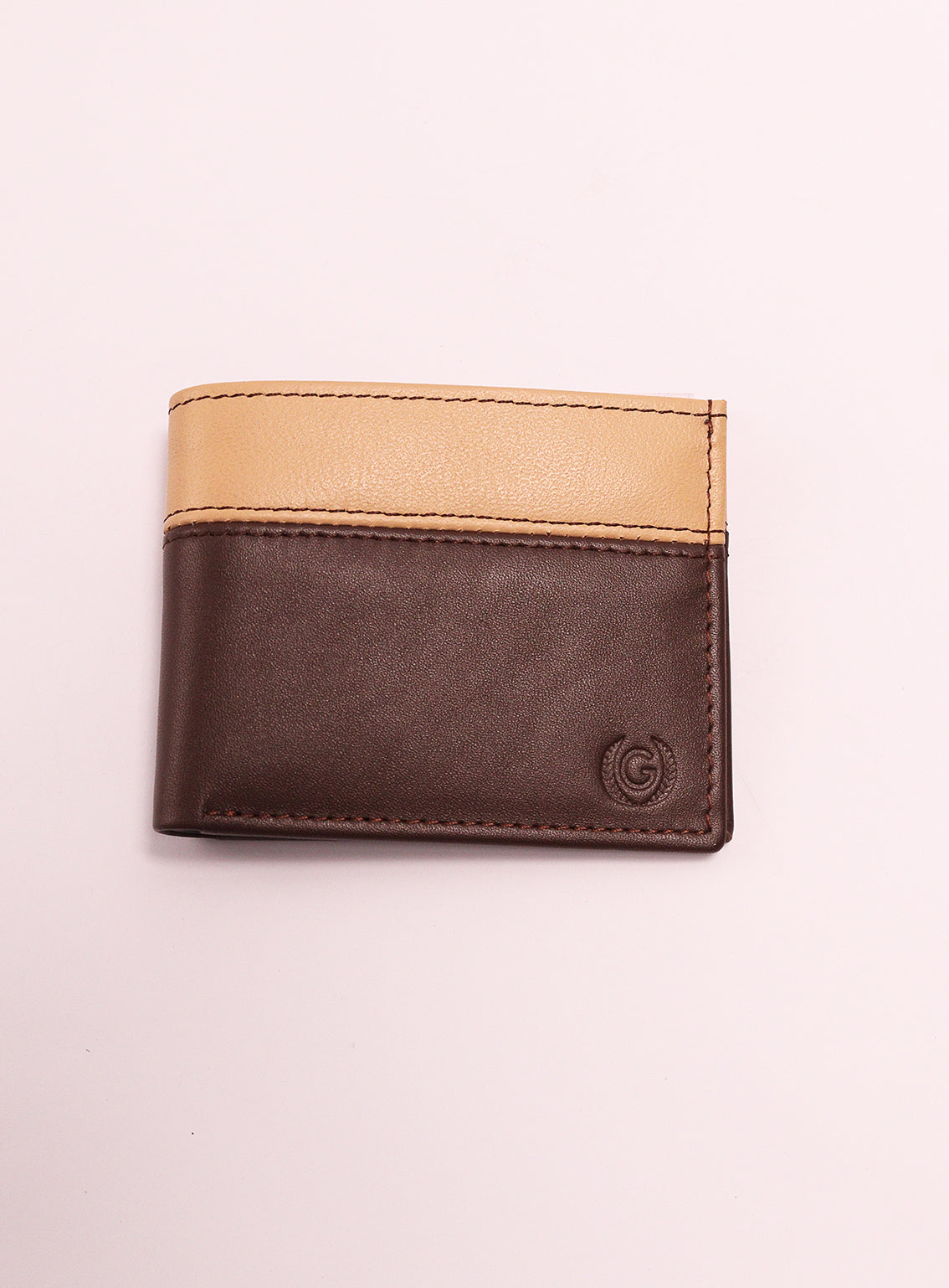 Mens Wallet By Gilani Brown & Cream - GIL24MW 03 Mens Wallet By Gilani Brown & Cream - GIL24MW 03